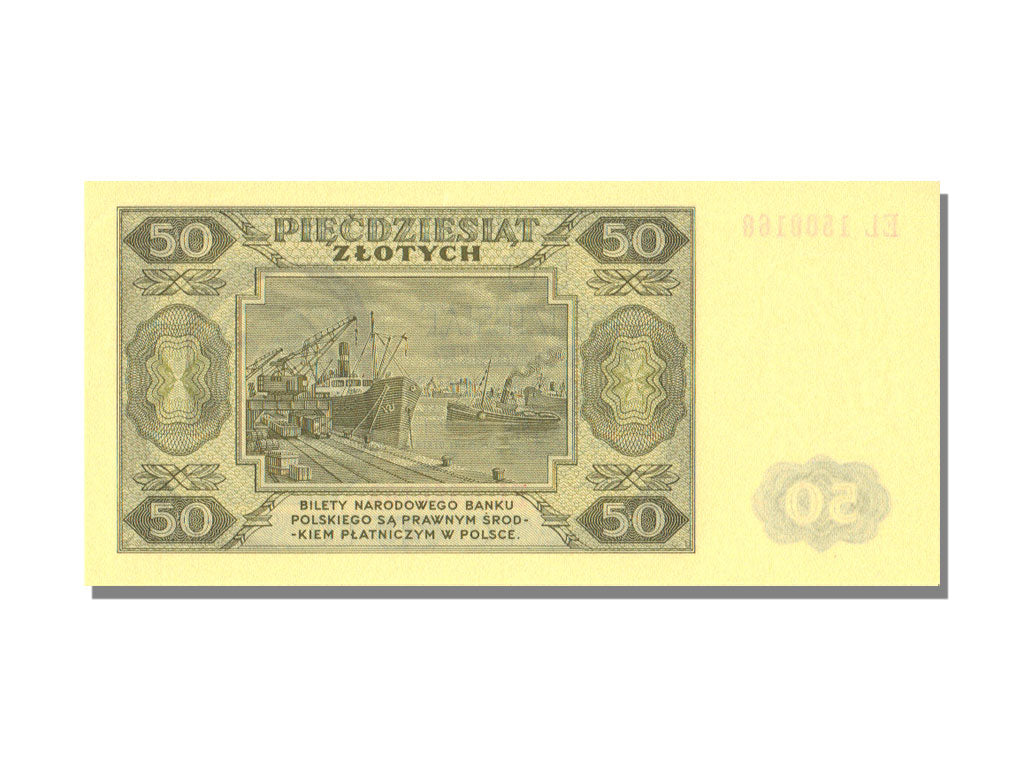 Poland, 50 Zlotych, 1948, KM #138, 1948-07-01, UNC(65-70), EL