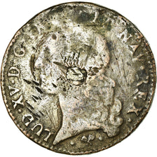 Monnaie, France, Louis XV, Écu au bandeau, 1765, Limoges, Faux d'époque, TB