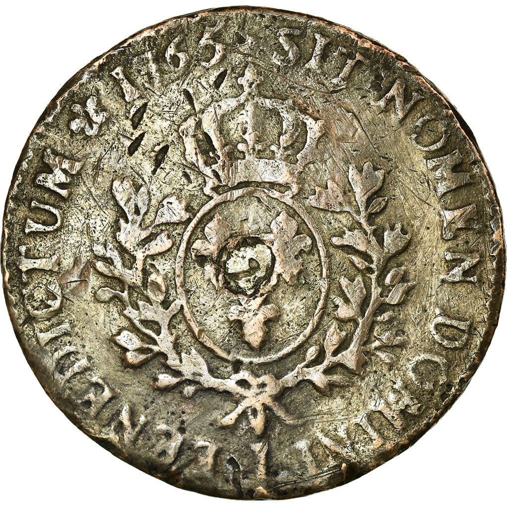 Monnaie, France, Louis XV, Écu au bandeau, 1765, Limoges, Faux d'époque, TB