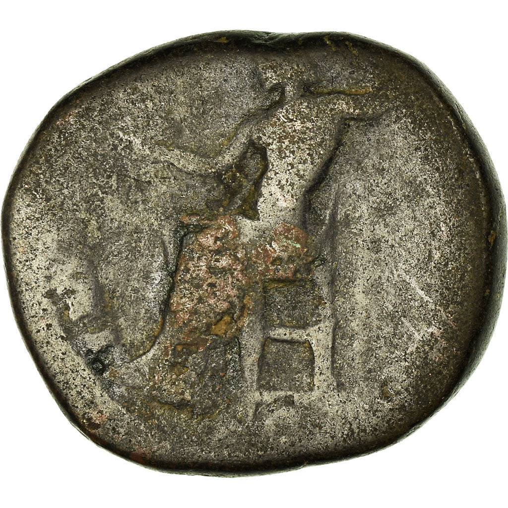 Monnaie, Marc Aurèle, Dupondius, 161-180, Rome, B+, Bronze