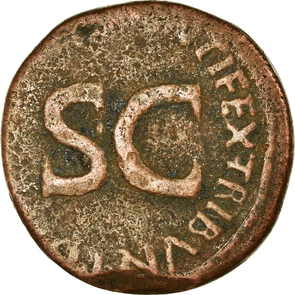 Coin, Augustus, As, 10-11, Rome, VF(20-25), Bronze, RIC:469