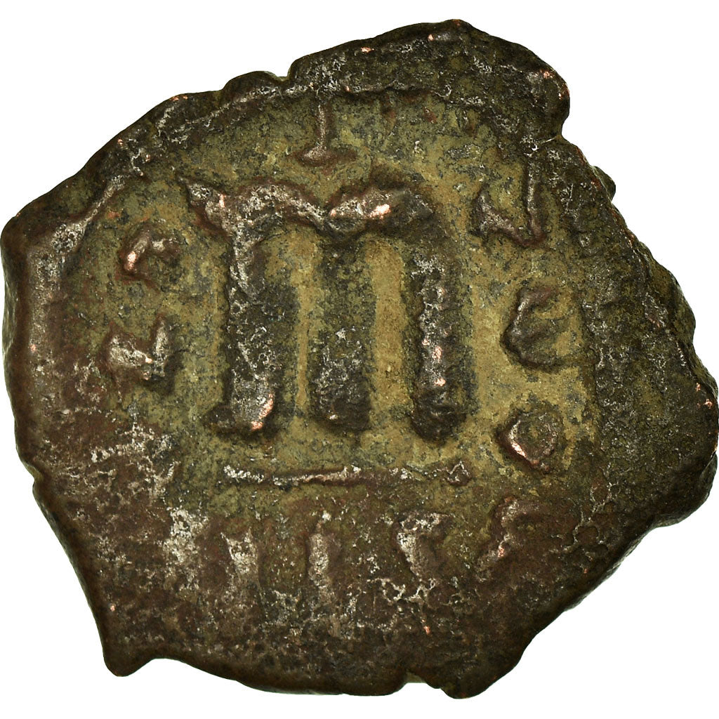 Coin, Constans II, Follis, 641-668 AD, Constantinople, VF(30-35), Copper