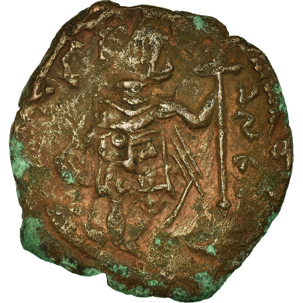 Coin, Tiberius III, Follis, 701-702, Constantinople, VF(30-35), Copper