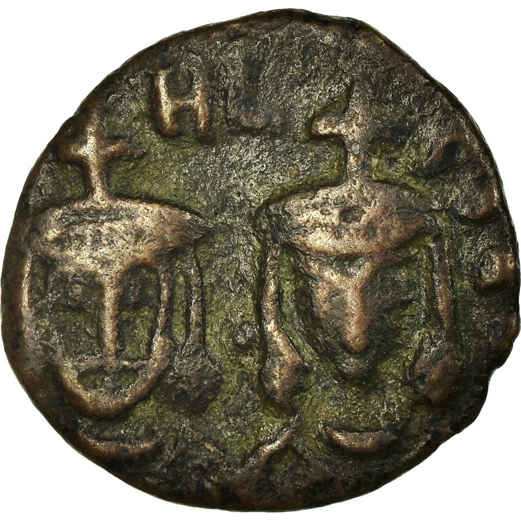 Coin, Michael II, Follis, 821-829, Constantinople, VF(30-35), Copper, Sear:1652