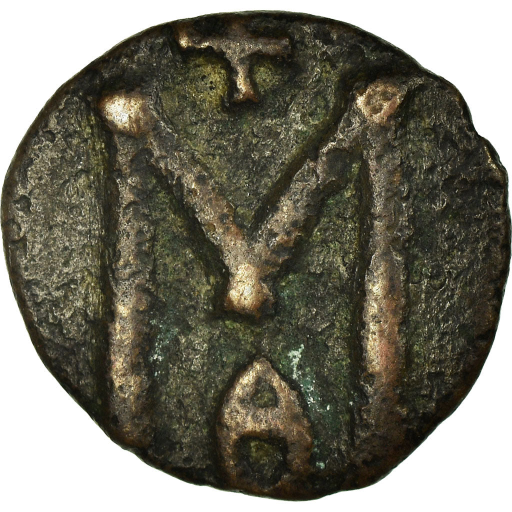 Coin, Michael II, Follis, 821-829, Constantinople, VF(30-35), Copper, Sear:1652