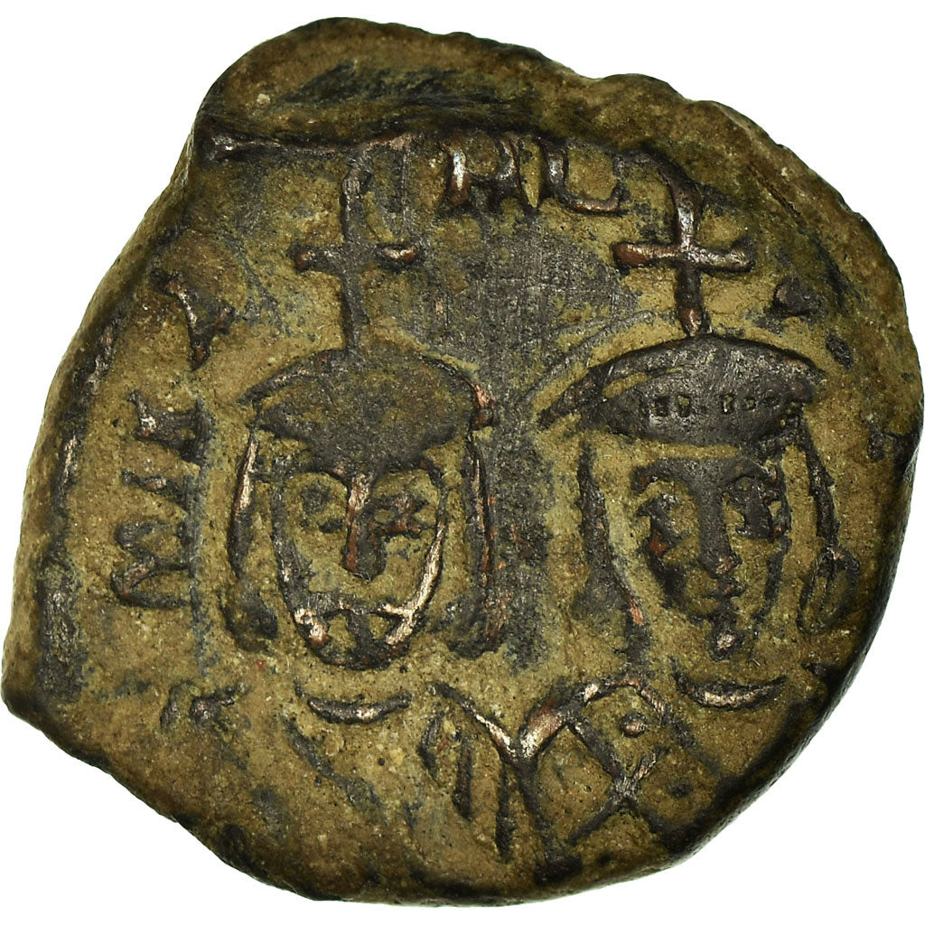 Coin, Michael II, Follis, 821-829, Constantinople, EF(40-45), Copper, Sear:1652