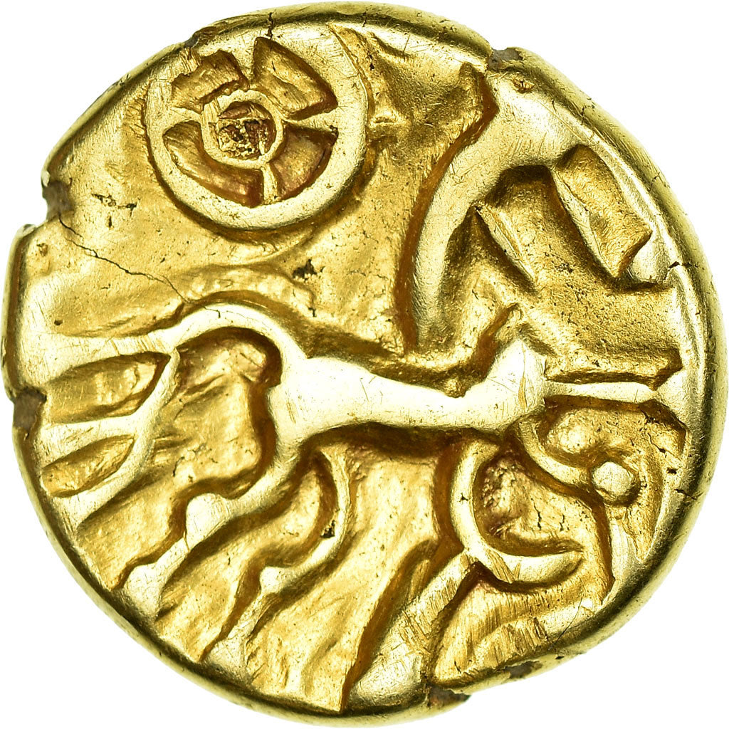 Munten, Nerviërs, Stater, Type Epsilon, ZF+, Goud, Delestrée:177A