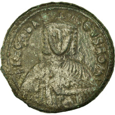 Moneda, Leo VI the Wise, Follis, 886-912, Constantinople, BC+, Cobre, Sear:1729