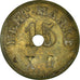 Coin, Germany, Wert-Marke, 15 Pfennig, EF(40-45), Brass