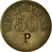 Coin, Germany, Werth-Marke, 50 Pfennig, EF(40-45), Brass