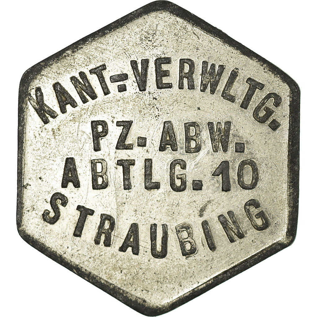 Coin, Germany, Kant-Verwaltung, Pz. Abw. Abtlg. 10, Pfand, Straubing, 10
