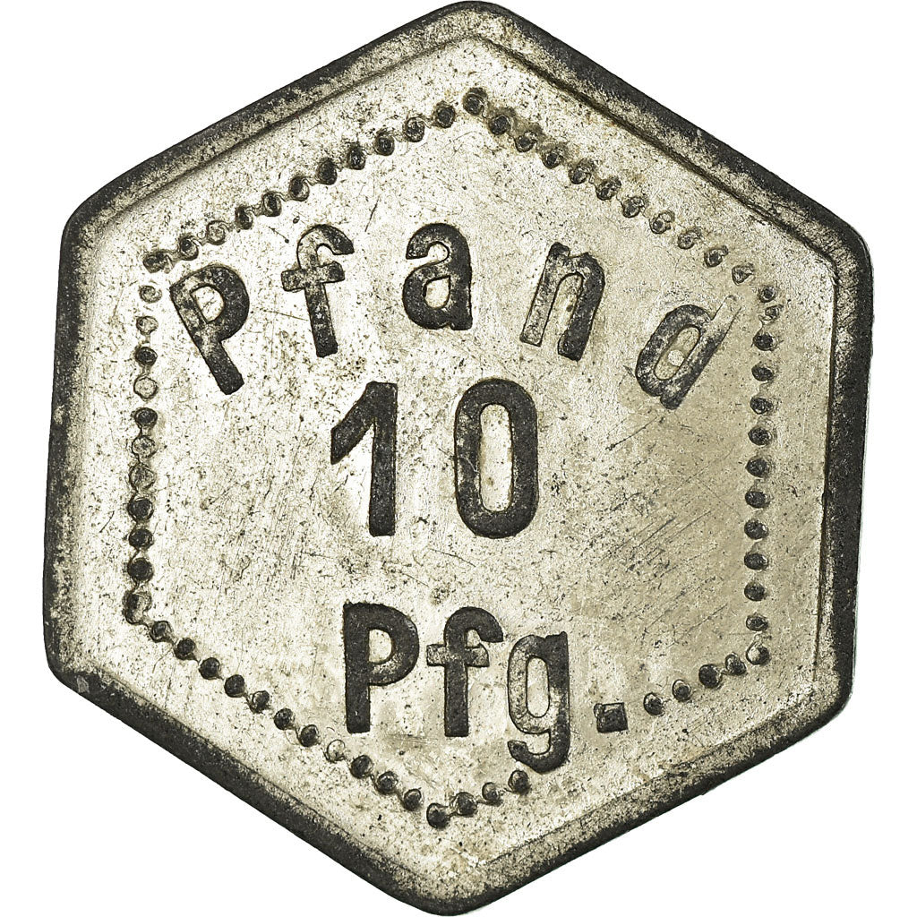 Coin, Germany, Kant-Verwaltung, Pz. Abw. Abtlg. 10, Pfand, Straubing, 10