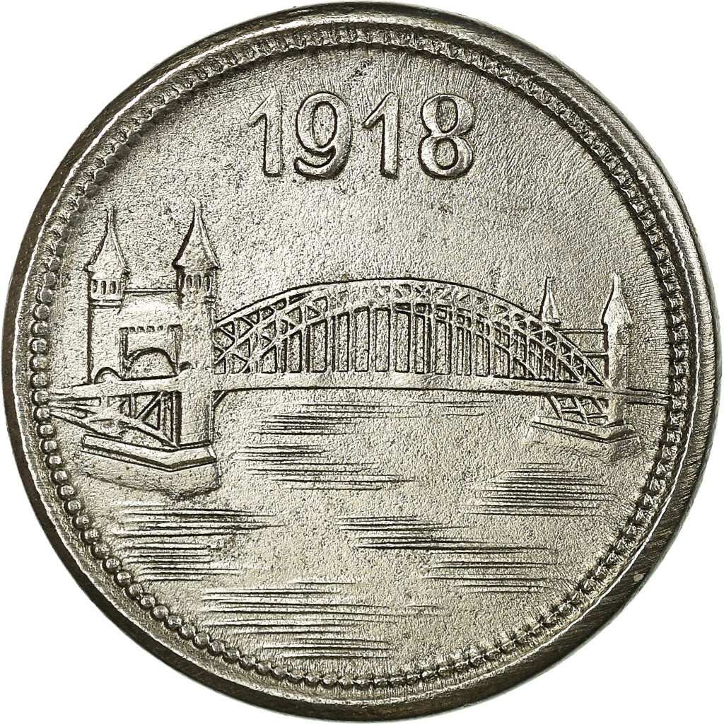 Moneta, Germania, Stadt und Landkreis Bonn, Siegkreis, Bonn, 10 Pfennig, 1918