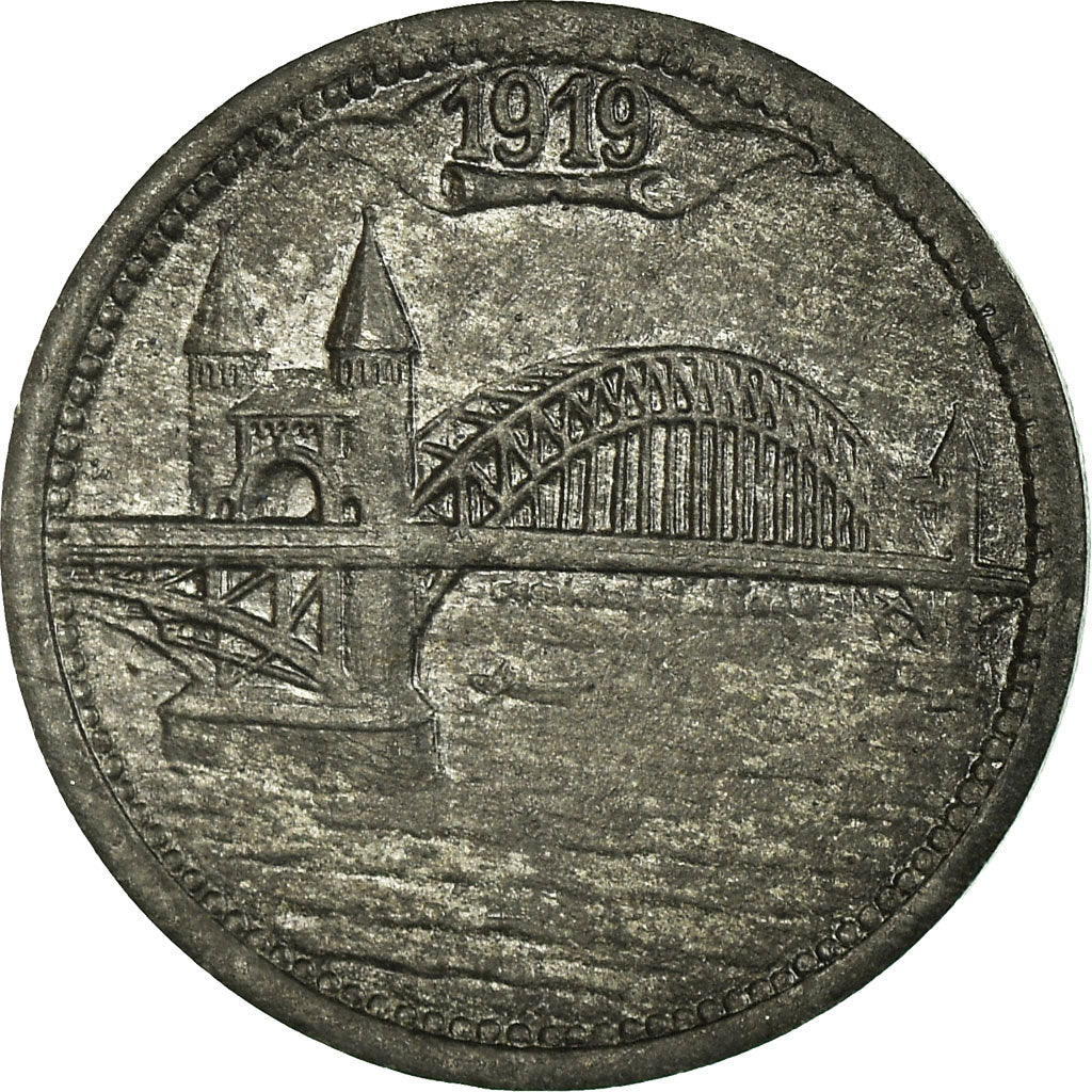 Coin, Germany, Stadt und Landkreis Bonn, Siegkreis, Bonn, 5 Pfennig, 1919