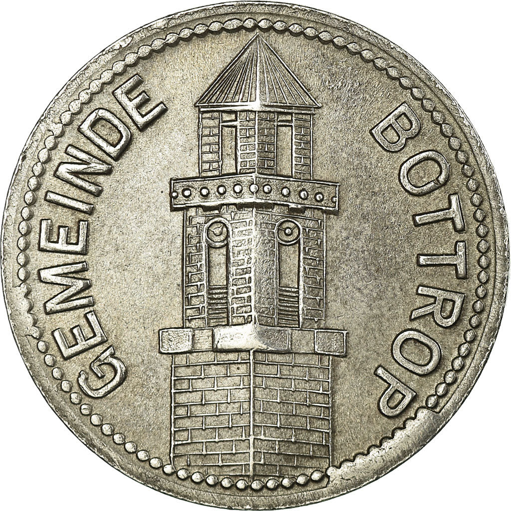 Coin, Germany, Gemeinde Bottrop, Kriegsgeld, Bottrop, 50 Pfennig, 1917