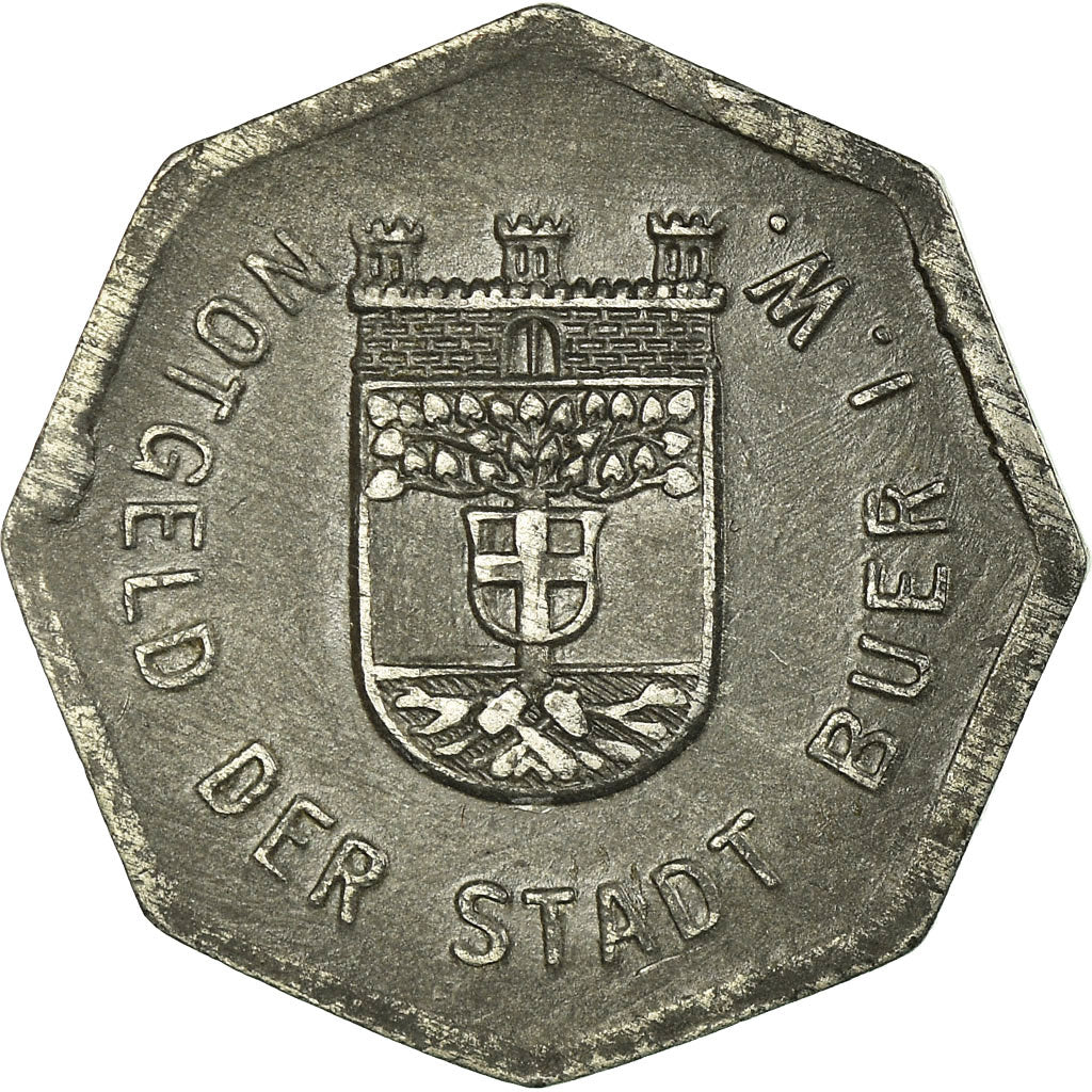 Moeda, Alemanha, Notgeld der Stadt Buer I.W., Buer in Westfalen, 25 Pfennig