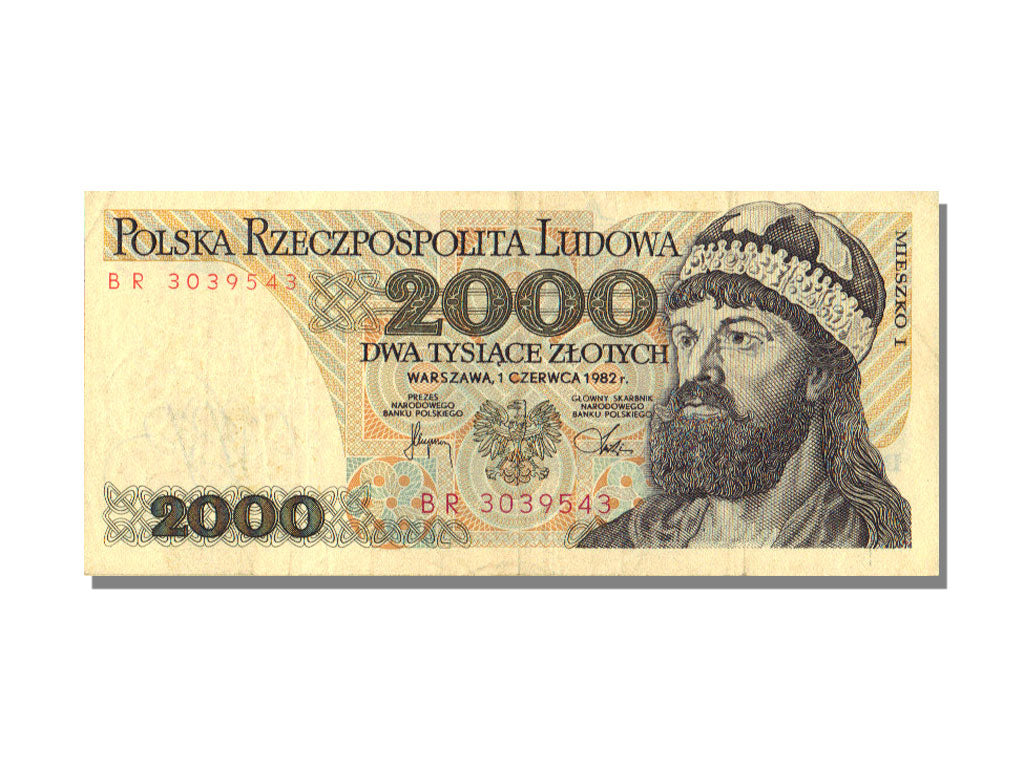 Poland, 2000 Zlotych, 1982, 1982-06-01, EF(40-45)