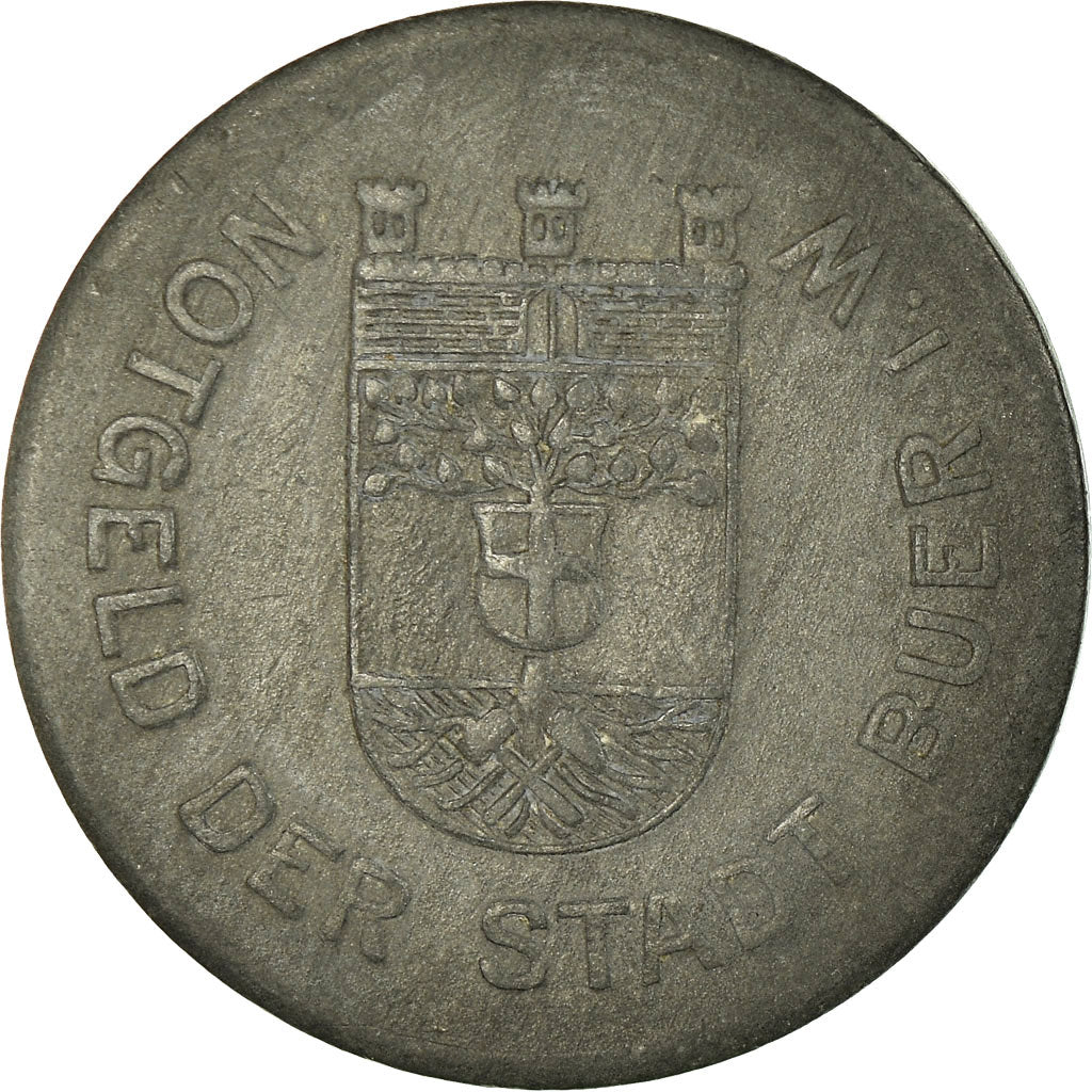 Monnaie, Allemagne, Notgeld der Stadt Buer I.W., Buer in Westfalen, 50 Pfennig