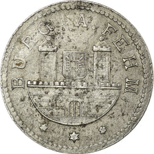 Monnaie, Allemagne, Kriegsnotgeld, Burg auf Fehmarn, 10 Pfennig, 1917, TTB, Iron