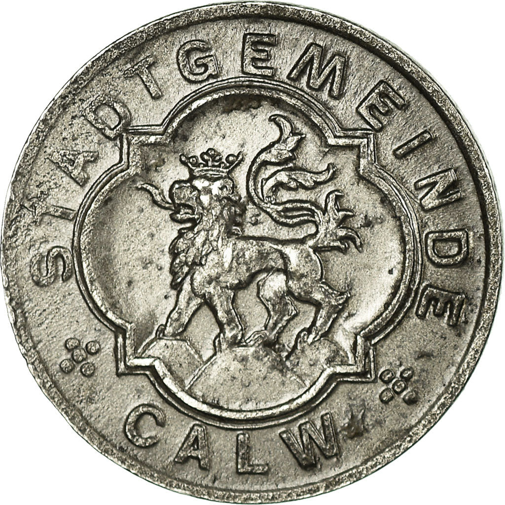 Coin, Germany, Krieg und uns dies Gebot, Stadtgemeinde Calw, Calw, 5 Pfennig