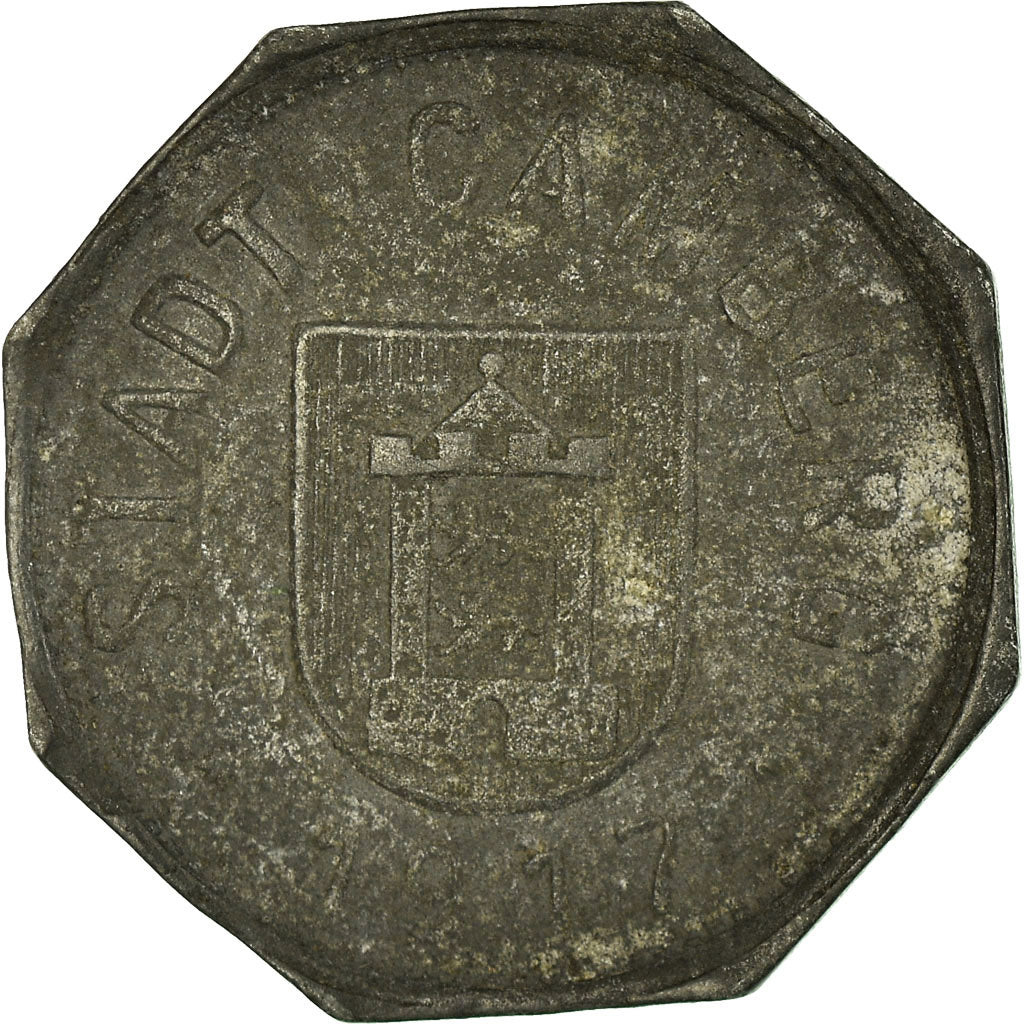 Moneta, Niemcy, Stadt Camberg, Kriegsgeld, Camberg, 10 Pfennig, 1917, EF(40-45)