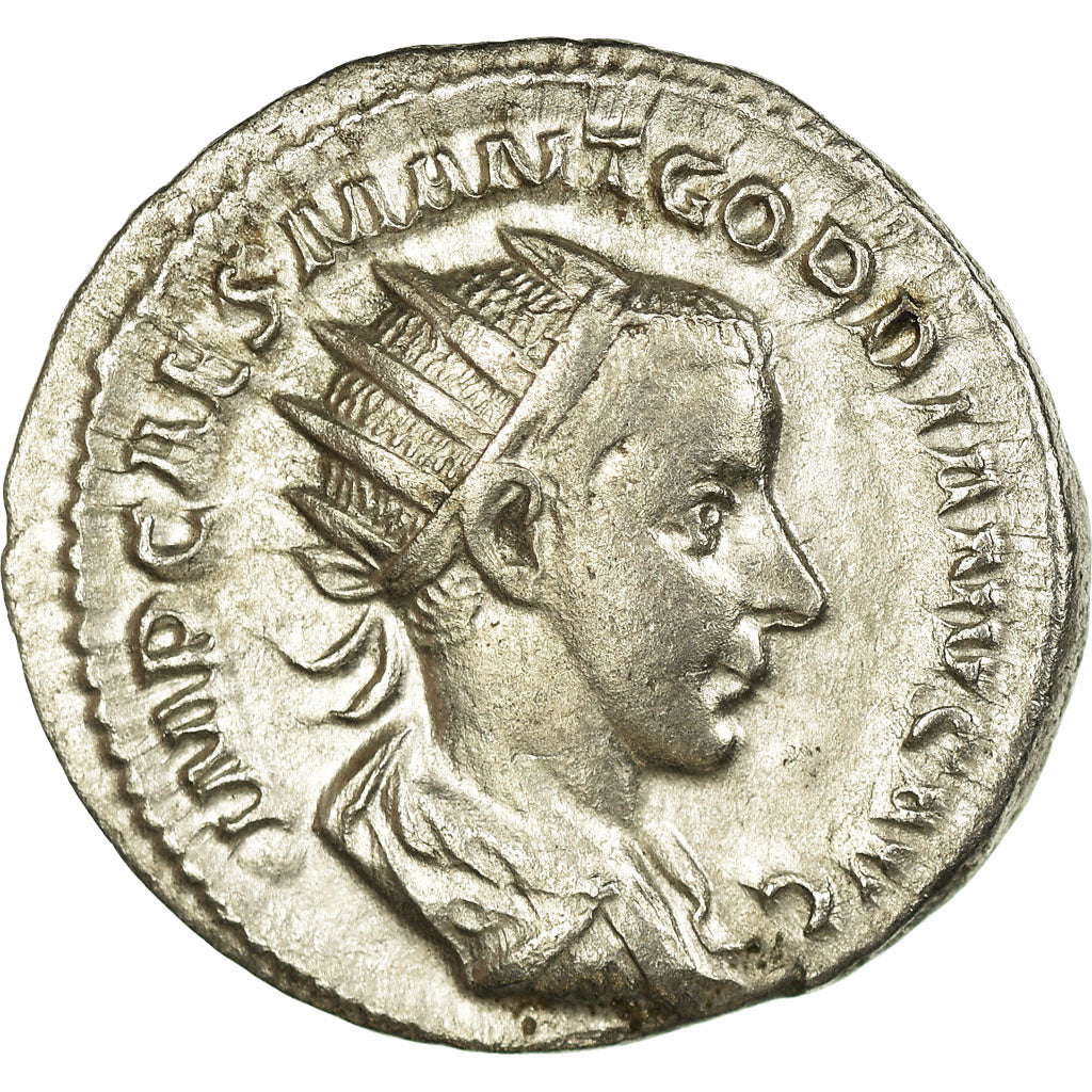 Coin, Gordian III, Antoninianus, 240, Rome, AU(50-53), Billon, RIC:63
