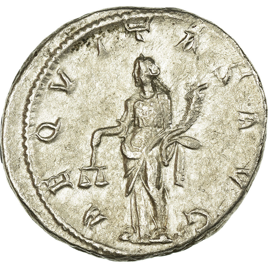 Coin, Gordian III, Antoninianus, 240, Rome, AU(50-53), Billon, RIC:63