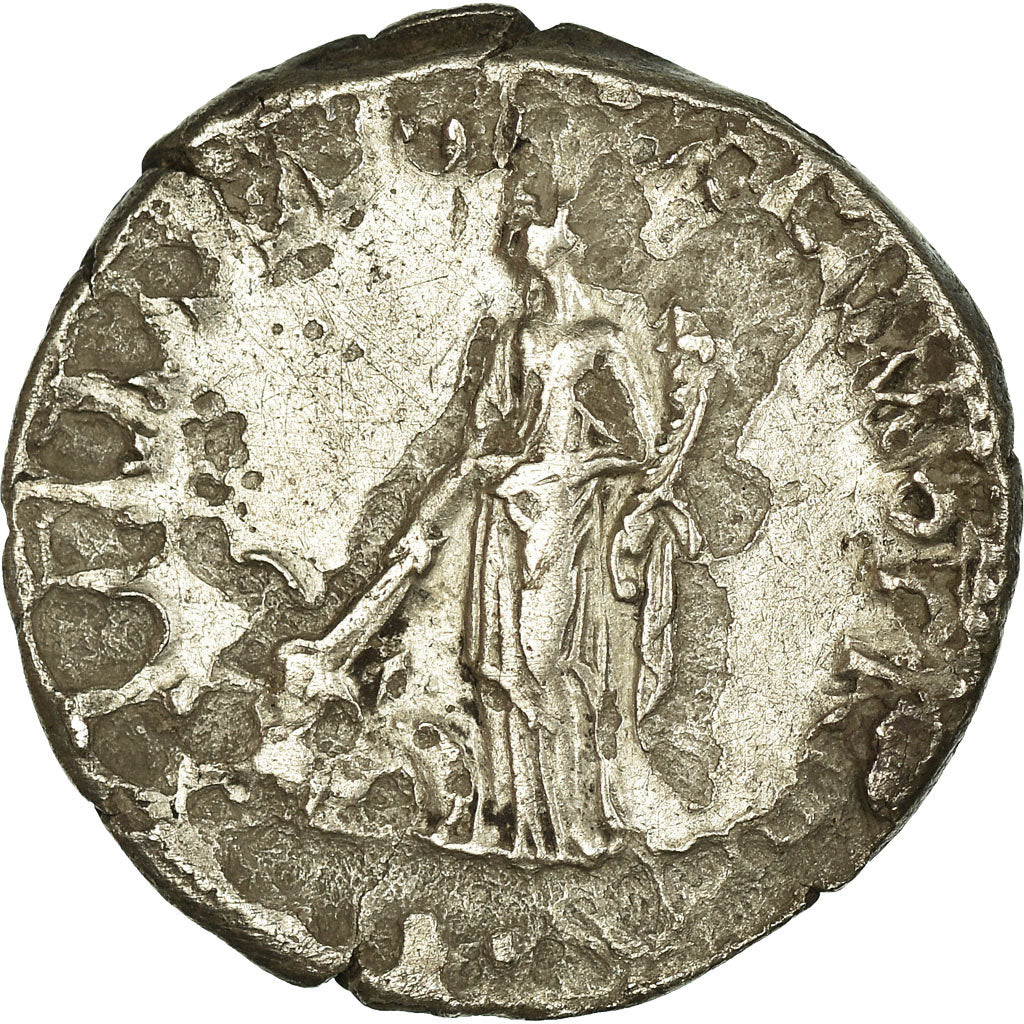 Münze, Trajan, Denarius, 103-111, Rome, S+, Silber