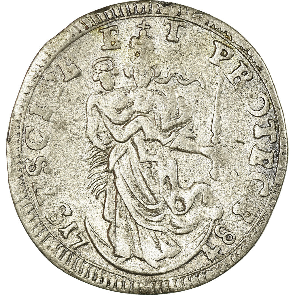 Moeda, Estados Alemães, WURZBURG, Anselm Franz, 5 Kreuzer, 1748, VF(30-35)