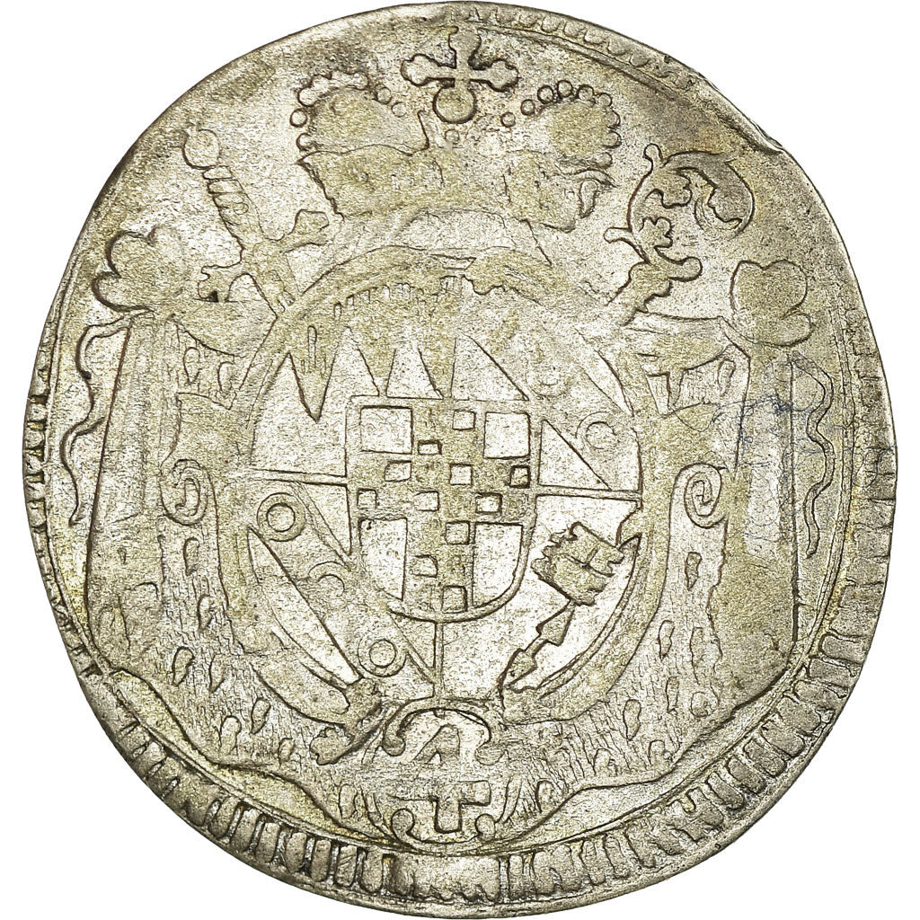 Moeda, Estados Alemães, WURZBURG, Anselm Franz, 5 Kreuzer, 1748, VF(30-35)