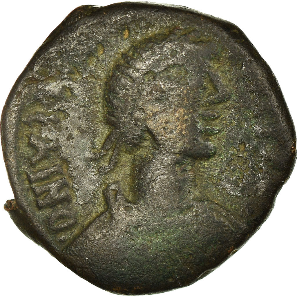 Monnaie, Justin I, Demi-Follis, 518-527, Nicomédie, TB, Cuivre, Sear:90
