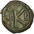 Moneda, Justin I, Half Follis, 518-527, Nicomedia, BC+, Cobre, Sear:90