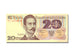 Poland, 20 Zlotych, 1982, KM #149a, 1982-06-01, UNC(65-70), AT