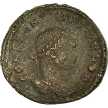 Monnaie, Constantin II, Follis, 323-324, Trèves, TB+, Bronze, RIC:441
