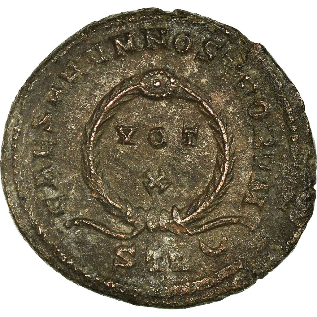 Monnaie, Constantin II, Follis, 323-324, Trèves, TB+, Bronze, RIC:441
