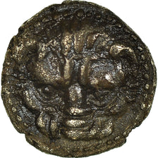 Coin, Bruttium, Rhegium, Litra, 425-420 BC, EF(40-45), Silver, HN Italy:2492