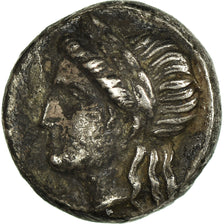 Moeda, Jónia, Miletos, Hemidrachm, 340-325 BC, Miletos, EF(40-45), Prata