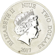 Coin, Niue, Elizabeth II, Hawksbill Turtle, 2 Dollars, 2017, 1 Oz, MS(60-62)