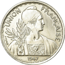 Moneta, FRANCUSKIE INDOCHINY, Piastre, 1947, Paris, AU(50-53), Miedź-Nikiel
