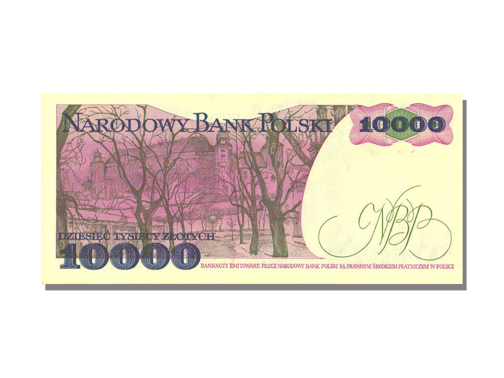 Poland, 10,000 Zlotych, 1988, KM #151b, 1988-12-01, UNC(65-70), CD