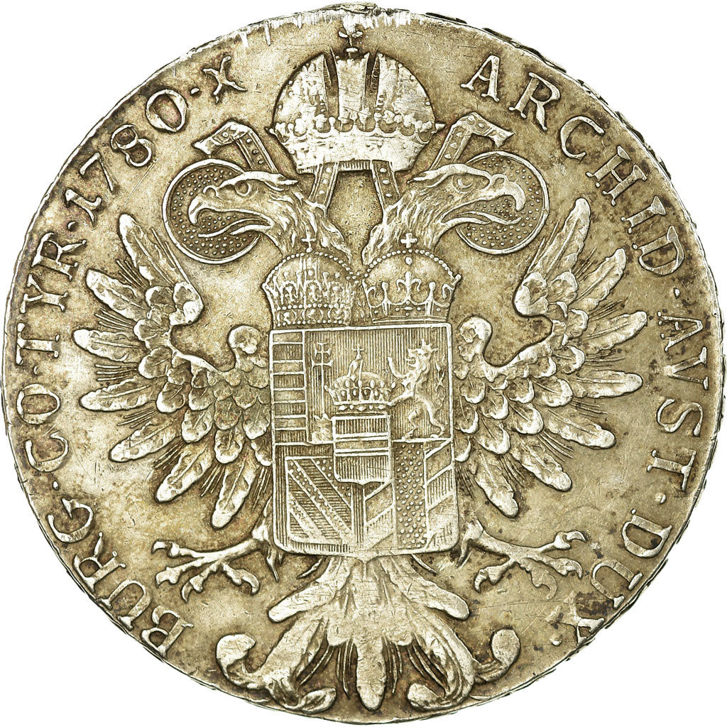 Coin, Austria, Joseph II, Thaler, 1780, Official restrike, EF(40-45), Silver