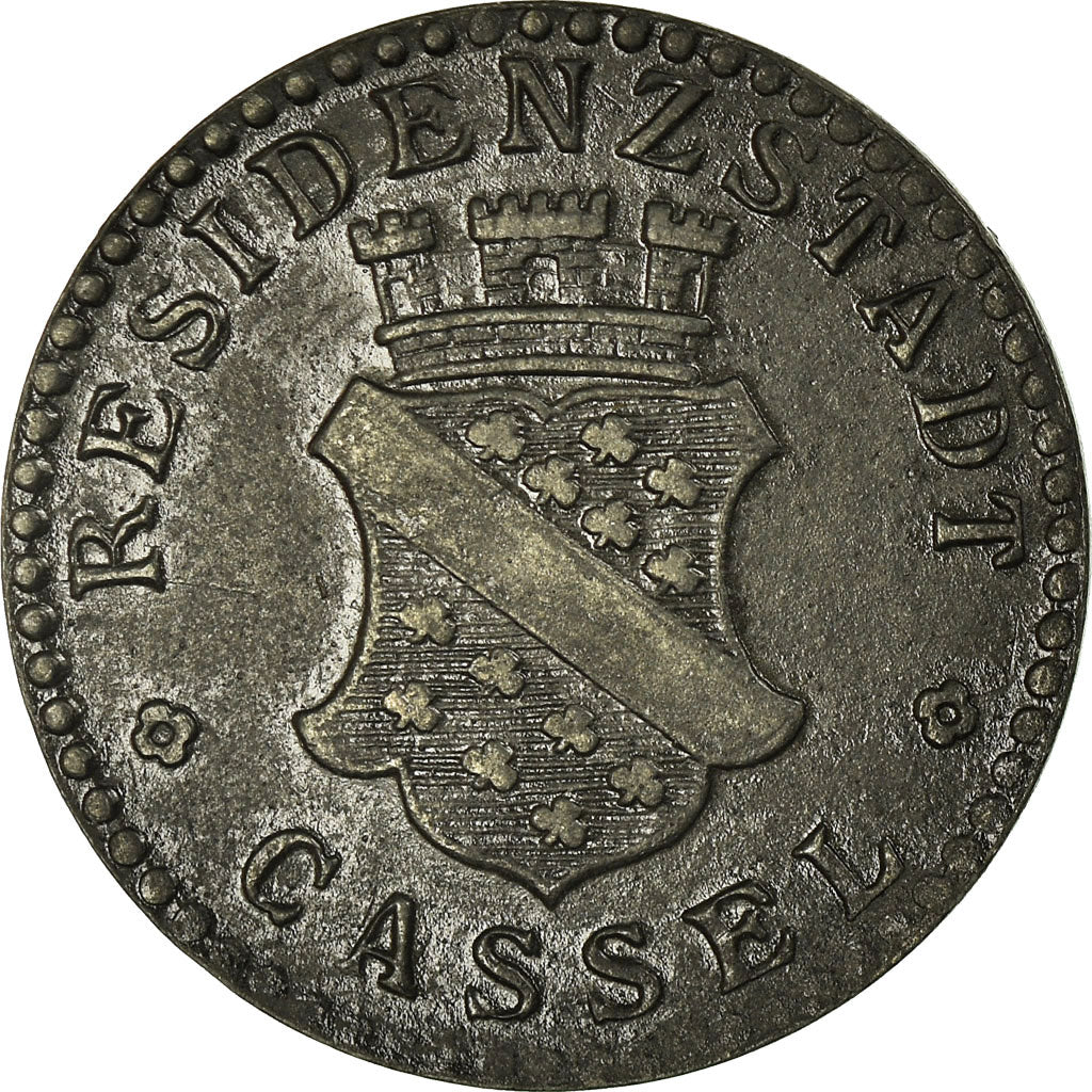 Moneda, Alemania, Residenzstadt Cassel, Kriegsgeld, Cassel, 5 Pfennig, 1917