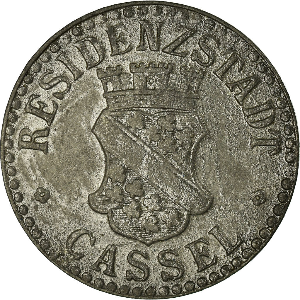 Coin, Germany, Residenzstadt Cassel, Kriegsgeld, Cassel, 10 Pfennig, 1917