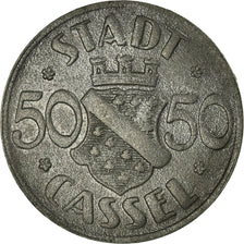 Moneta, Niemcy, Stadt Cassel, Notgeld, Cassel, 50 Pfennig, 1920, EF(40-45), Cynk