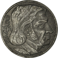 Monnaie, Allemagne, Stadt Coblenz, Coblenz, 1/2 Mark, 1921, TTB, Nickel Plated