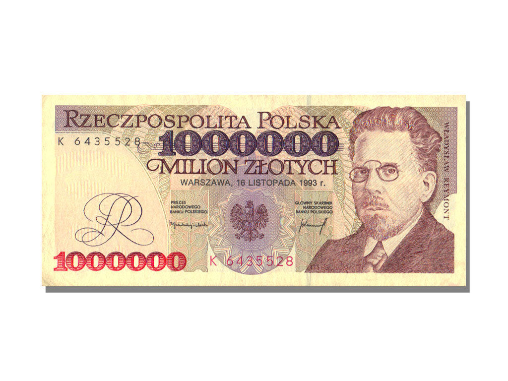 Poland, 1,000,000 Zlotych, 1933, KM #162a, 1993-11-16, UNC(63), K