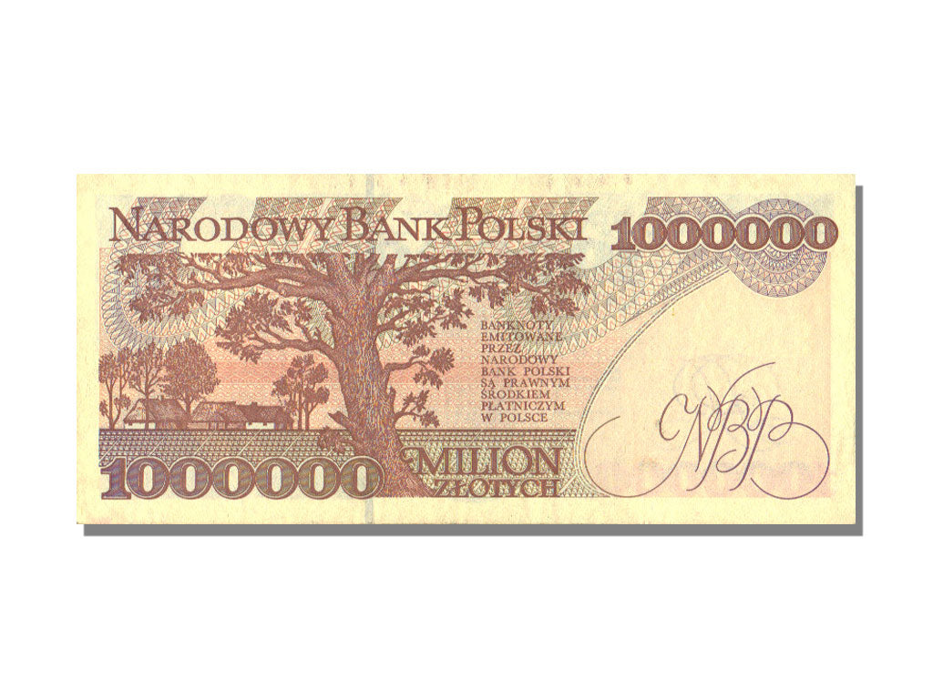 Poland, 1,000,000 Zlotych, 1933, KM #162a, 1993-11-16, UNC(63), K