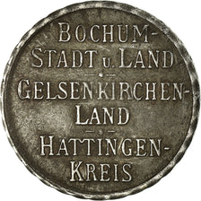 Moneta, Germania, Gelsenkirchen-Land, Hattingen-Kreis, Bochum, 50 Pfennig, 1918
