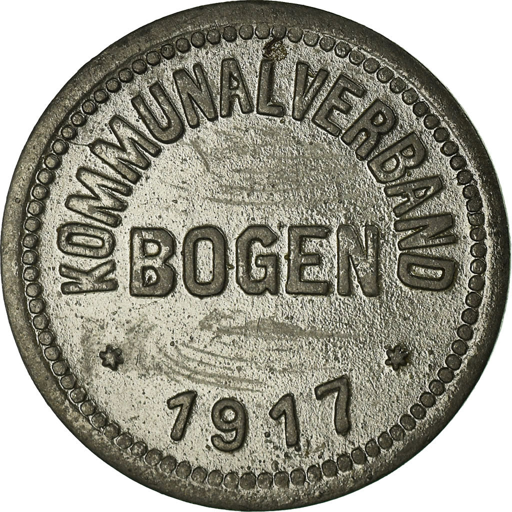 Monnaie, Allemagne, Kommunalverband, Bogen, 10 Pfennig, 1917, TTB, Zinc