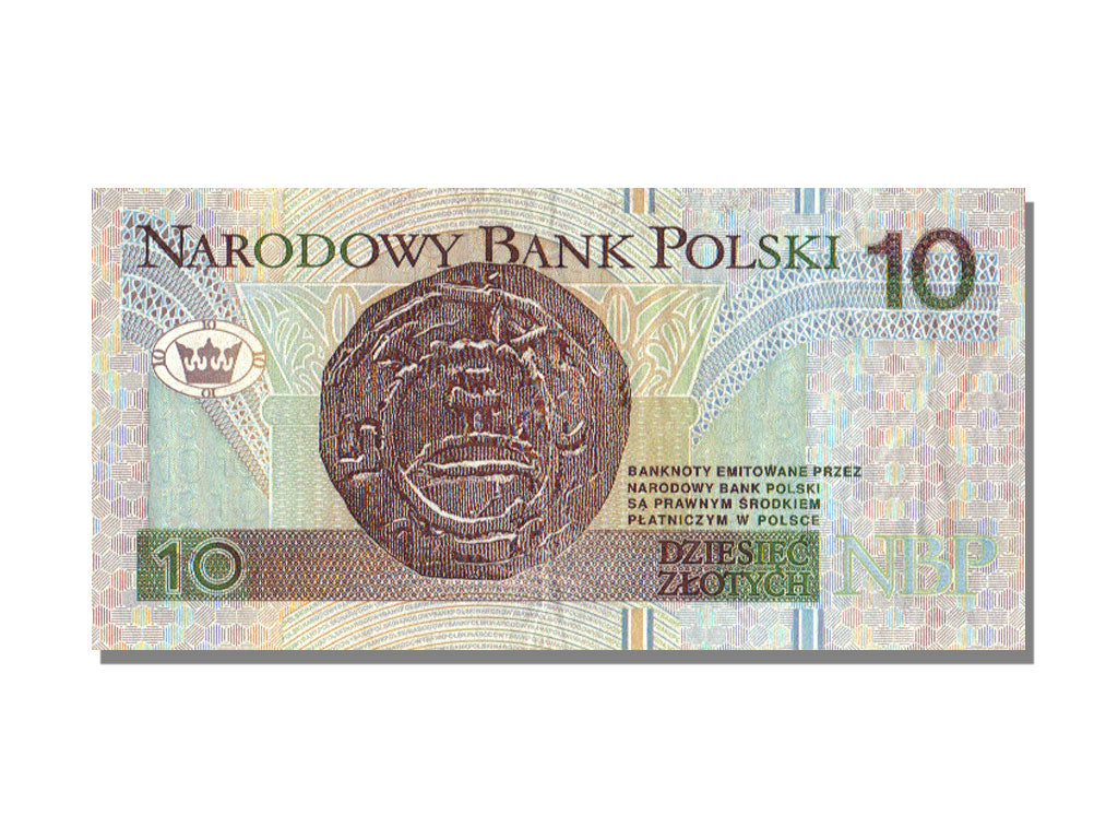 Poland, 10 Zlotych, 1994, KM #173a, 1994-03-25, UNC(63), AG